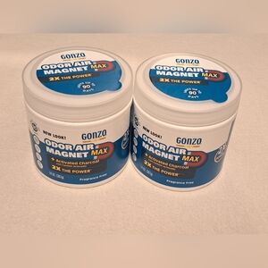Gonzo Odor Air Magnet Max + Activated Charcoal Fragrance Free New